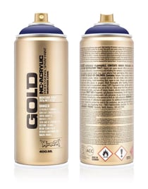 Bombe de peinture Acrylique GOLD Blue Velvet G4170 - 400 ml - Montana