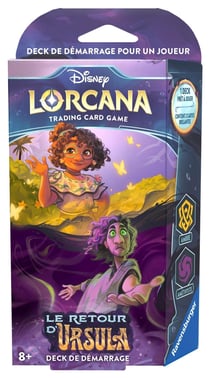 Deck de démarrage - Disney Lorcana - Le retour d'Ursula : Ambre-Améthyste
