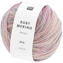 Baby Merino Print - Lila 11 - Rico Design - Pelote de fil à tricoter