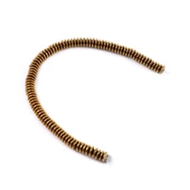 Perles cylindre dorées - 6 x 2 mm - Créalia