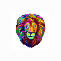 Transfert thermocollant - motif lion