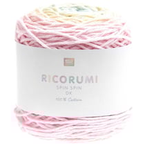 Ricorumi Spin Spin Dk - Pastel Rainbow - 017 - Rico Design - Fil à crocheter
