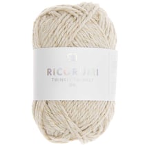 Pelote de fil à crocheter - Rico Design - Ricorumi Twinkly Twinkly - Beige