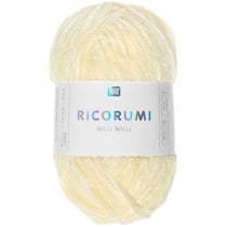 Pelote de fil à crocheter 100 % polyester - Rico Design - Ricorumi Nilli Nilli - Jaune 03