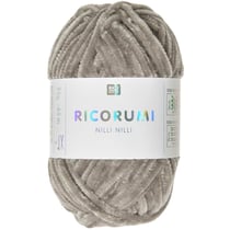 Pelote de fil à crocheter 100 % polyester - Rico Design - Ricorumi Nilli Nilli - Beige