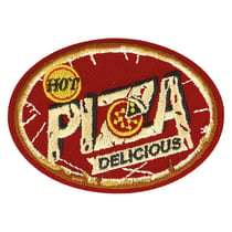 Ecusson thermocollant - Retro pizza