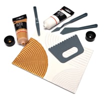 Coffret découverte  pâte acrylique Marabu  STRUCTURED ART