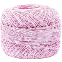 Pelote de fil à crocheter 100% coton - Rico design - Lilas