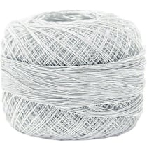 Pelote de fil à crocheter 100% coton - Rico design - Argent