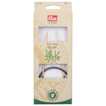 Aiguilles à tricoter circulaires n°3 - bambou - 80 cm
