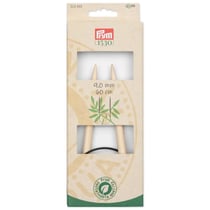 Aiguilles à tricoter circulaires n°9 - bambou - 60 cm