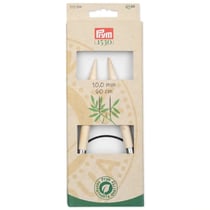 Aiguilles à tricoter circulaires n°10 - bambou - 60 cm