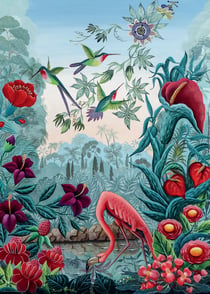 Puzzle 1000 pièces - Paradis des oiseaux