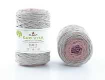 Pelote de fil à tricoter - DMC - Eco Vita 4 - Multico gris 103