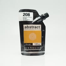 Tube 120 ml de peinture acrylique Sennelier - Abstract - Terre De Sienne Naturelle n°208 - Fine - Opaque