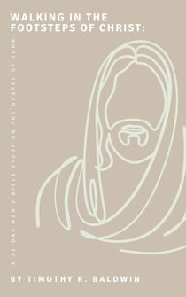 Walking in the Footsteps  of Christ: A 12-Day Men's Bible Study on the Gospel of John