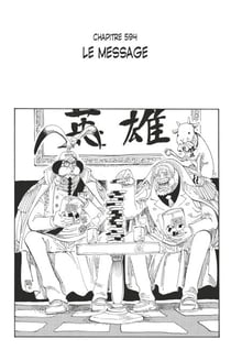 One Piece édition originale - Chapitre 594 - Le message