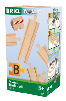 BRIO World  - 33394 - COFFRET DE DEMARRAGE - 13 RAILS - PACK B
