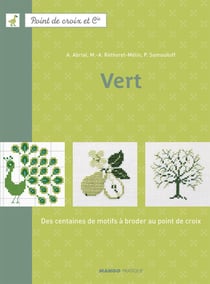 Vert - Des centaines de motifs à broder au point de croix