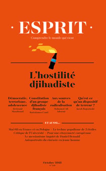 Esprit octobre 2018 L'hostilité djihadiste