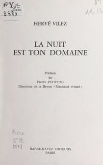 La nuit est ton domaine
