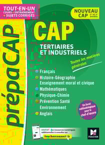 PrépaCAP - CAP Tertiaires et industriels - Matières générales Nouv. programmes-Révision entraînement