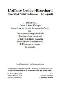 L’affaire Cotillot-Blanchard - Avocats & Notaires Associés (tiré à part)