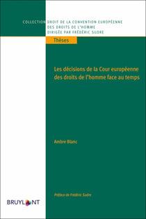 Les décisions de la cour européenne des droits de l'homme face au temps