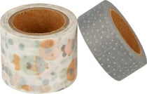 2 masking tapes - Comptines poissons