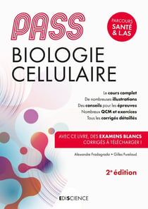 PASS biologie cellulaire - manuel : cours + entraînements corrigés