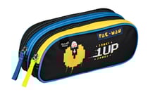Trousse rectangulaire 2 compartiments Quo Vadis - Modèles aléatoires - Pac Man - Vendu à l'unité