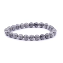 Bracelet Agate Crazy Lace grise - Taille 1
