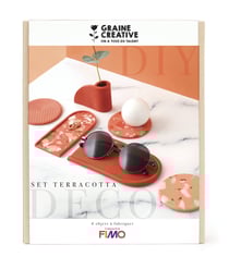 Kit Fimo Graine Créative - Home Deco set Terracotta