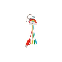 Câble multi recharge - Nuage et arc-en-ciel