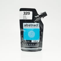 Tube 120 ml de peinture acrylique Sennelier - Abstract - Bleu azur n°320 - Fine - Opaque