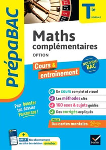 Prépabac - Maths complémentaires (option) Tle générale - Bac 2027 - cours, méthodes & entraînement (programme de Terminale)