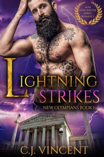 Lightning Strikes: A M/M Non-Shifter Mpreg Romance - New Olympians, #1