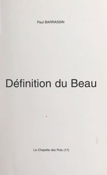 Définition du Beau