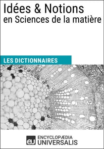 Dictionnaire des Idées & Notions en Sciences de la matière - Les Dictionnaires d'Universalis