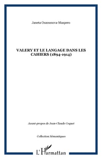Valery et le langage dans les Cahiers (1894-1914)