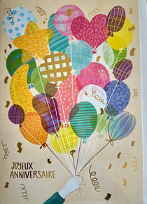 Cartes XL Pickmotion - Joyeux anniversaire