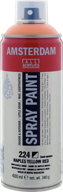 Bombe de peinture Amsterdam - 400ml - Jaune de naples rouge