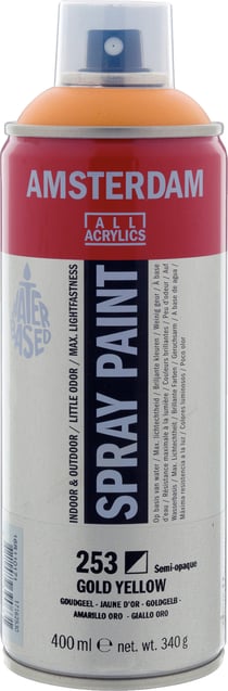 Bombe de peinture Amsterdam - 400ml - Jaune d'or
