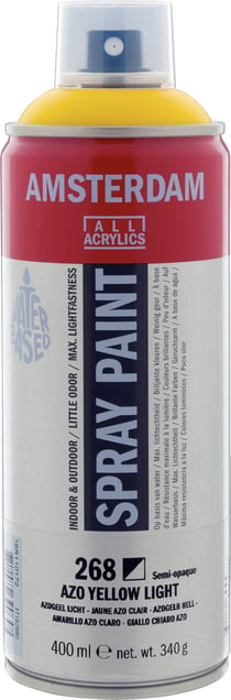Bombe de peinture Amsterdam - 400ml - Jaune azo clair