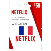 Code de téléchargement Netflix - 50€