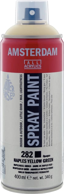 Bombe de peinture Amsterdam - 400ml - Jaune de naples vert