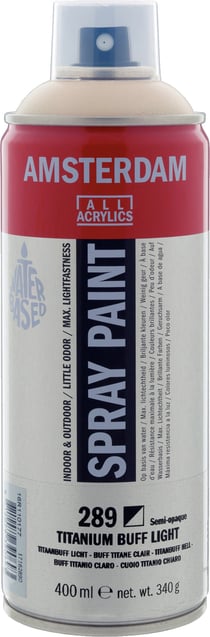 Bombe de peinture Amsterdam - 400ml - Buff titane clair