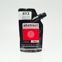 Tube 120 ml de peinture acrylique Sennelier - Abstract - Rouge De Cadmium Clair Imit. n°613 - Fine - Opaque
