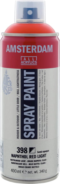 Bombe de peinture Amsterdam - 400ml - Rouge naphtol clair