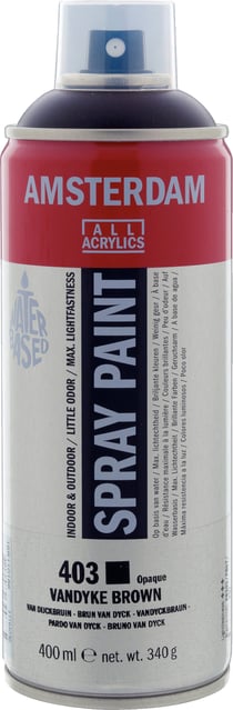 Bombe de peinture Amsterdam - 400ml - Brun van dyck